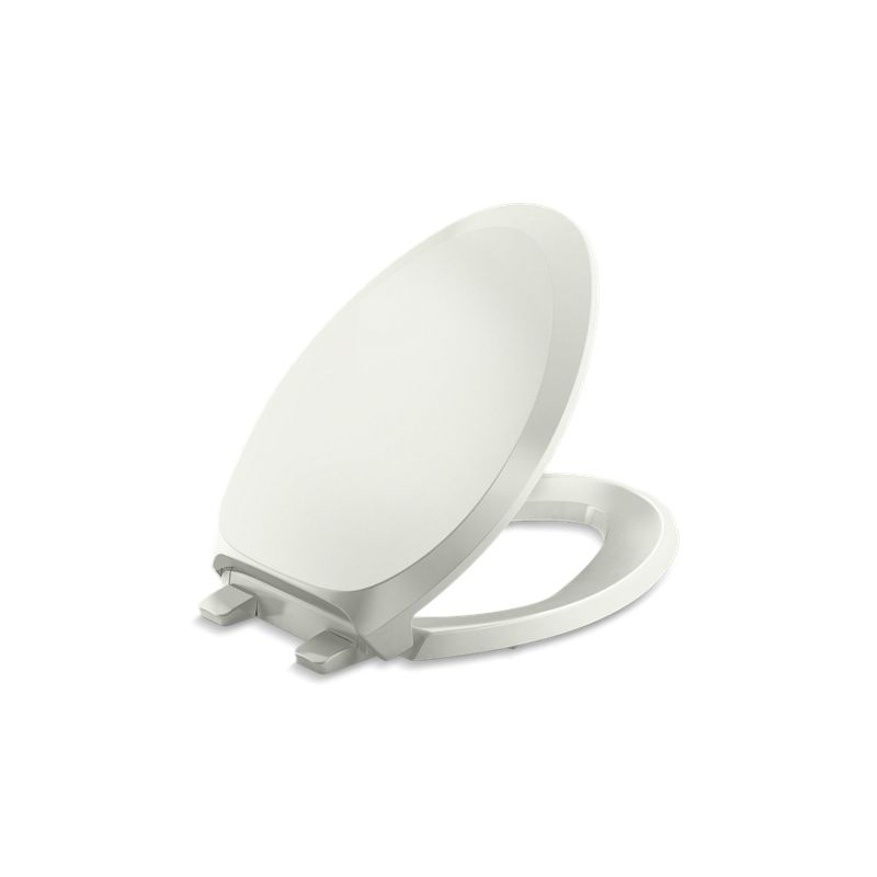 KOHLER K-4713-RL-NY French Curve Readylatch Quiet-Close Elongated Toilet Seat In Dune