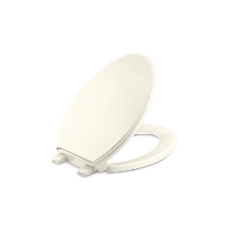 KOHLER K-4733-RL-96 Glenbury Readylatch Quiet-Close Elongated Toilet Seat In Biscuit