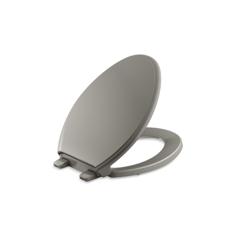 KOHLER K-4733-RL-K4 Glenbury Readylatch Quiet-Close Elongated Toilet Seat In Cashmere