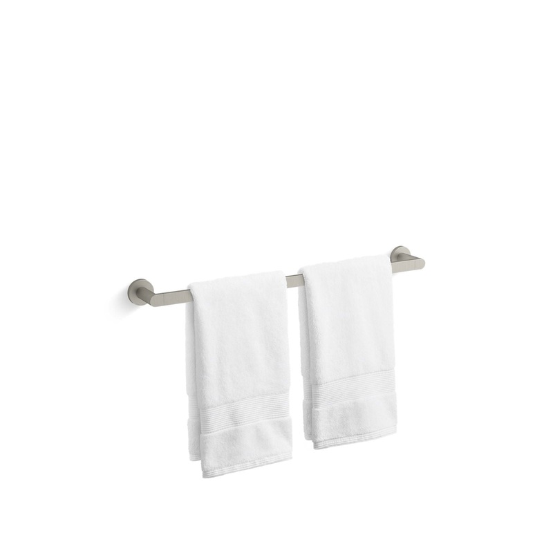 KOHLER K-73142-BN Composed 24" Towel Bar In Vibrant Brushed Nickel