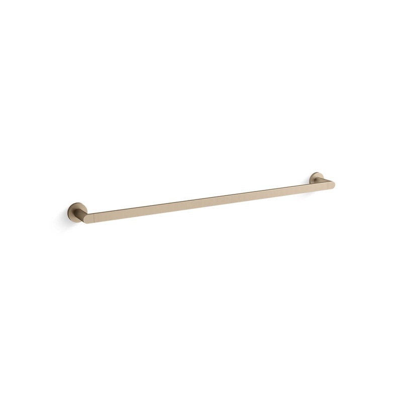 KOHLER K-73143-BV Composed 30" Towel Bar In Vibrant Brushed Bronze