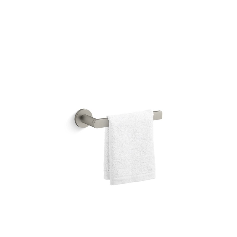 KOHLER K-73145-BN Composed Towel Arm In Vibrant Brushed Nickel