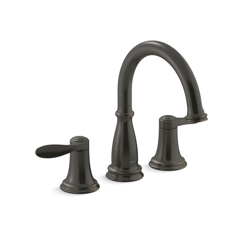 KOHLER K-T26428-4-2BZ Bellera Deck-Mount Bath Faucet Trim In Oil-Rubbed Bronze