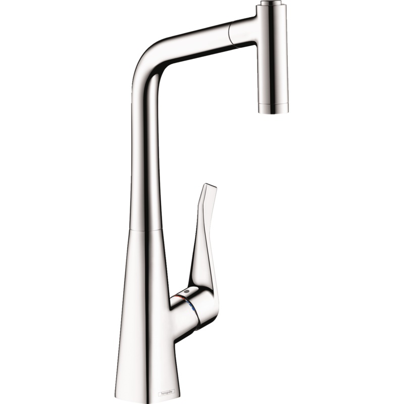 HANSGROHE 04508000 Chrome Metris Modern Kitchen Faucet 1.75 GPM