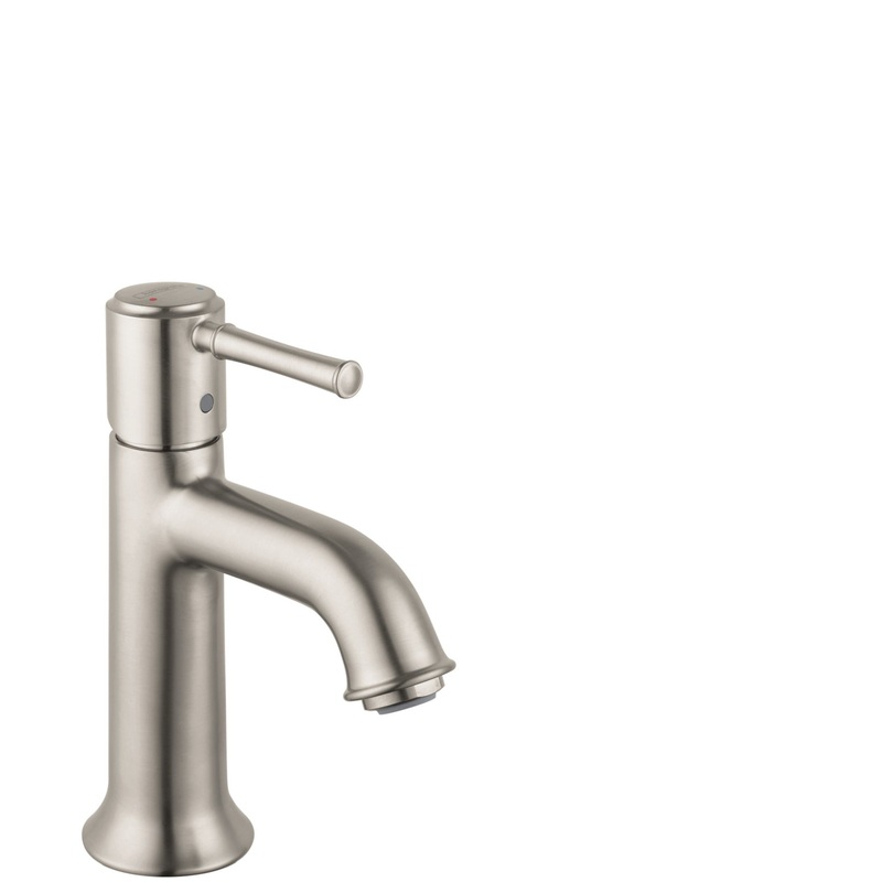 HANSGROHE 14111821 Talis C Single-Hole Faucet 80 with Pop-Up Drain, 1.2 GPM in Brushed Nickel