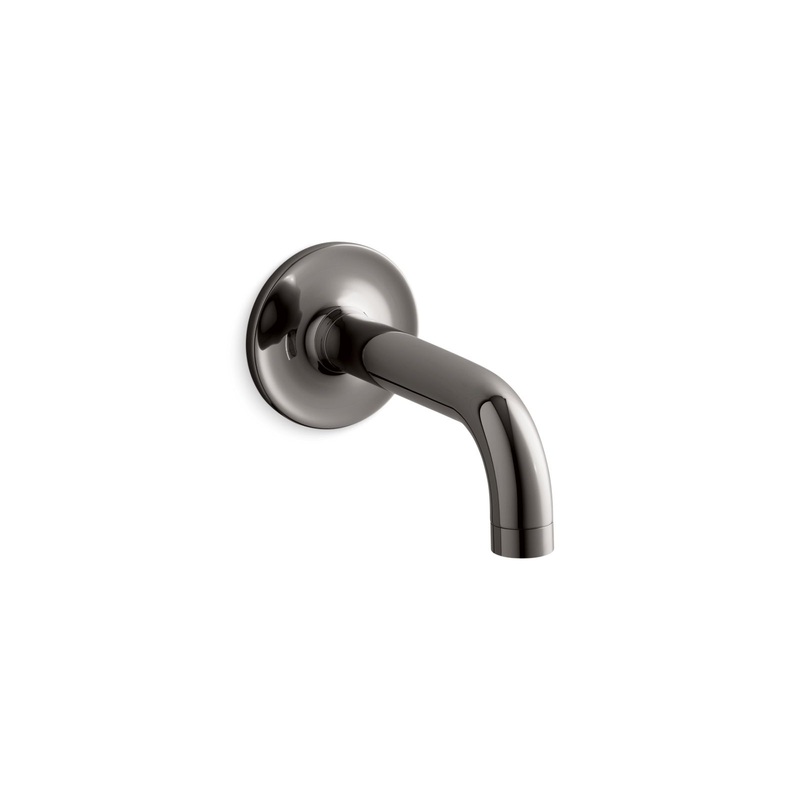 KOHLER K-14427-TT Purist Wall-Mount Bath Spout In Vibrant Titanium