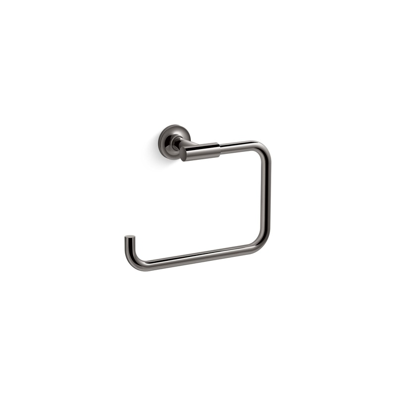 KOHLER K-14441-TT Purist Towel Ring In Vibrant Titanium