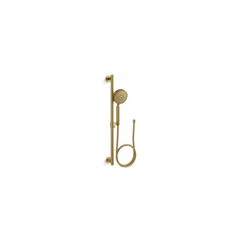 KOHLER K-22178-2MB Purist 28" Four-Function Handshower Kit, 2.5 Gpm In Vibrant Brushed Moderne Brass