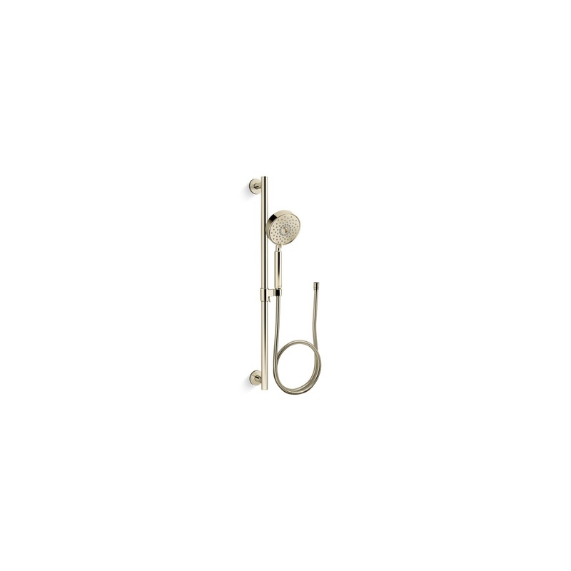 KOHLER K-22178-G-AF Purist 28" Four-Function Handshower Kit, 1.75 Gpm In Vibrant French Gold