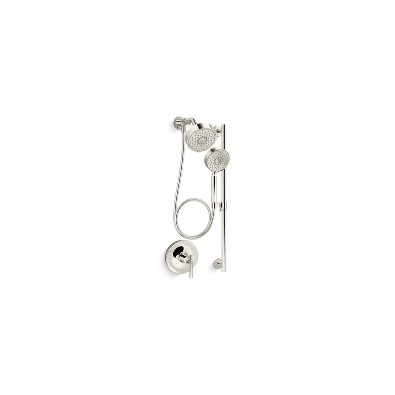 KOHLER K-22181-G-SN Purist Showering Kit, 1.75 Gpm In Vibrant Polished Nickel