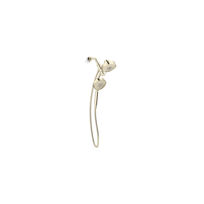 KOHLER K-23219-AF Purist 2-In-1 Multifunction 2.5 Gpm Shower Combo Kit In Vibrant French Gold