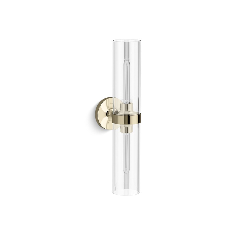 KOHLER K-27263-SC02-AFL Purist Two-Light Sconce In French Gold