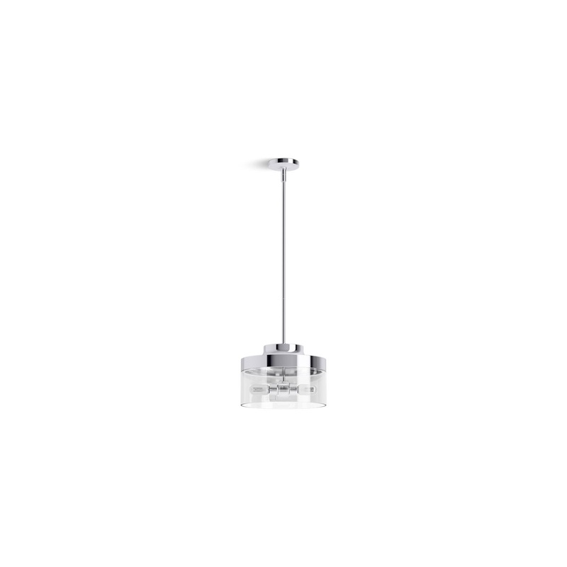 KOHLER K-27265-PE02-CPL Purist 12-1/2" Pendant In Polished Chrome