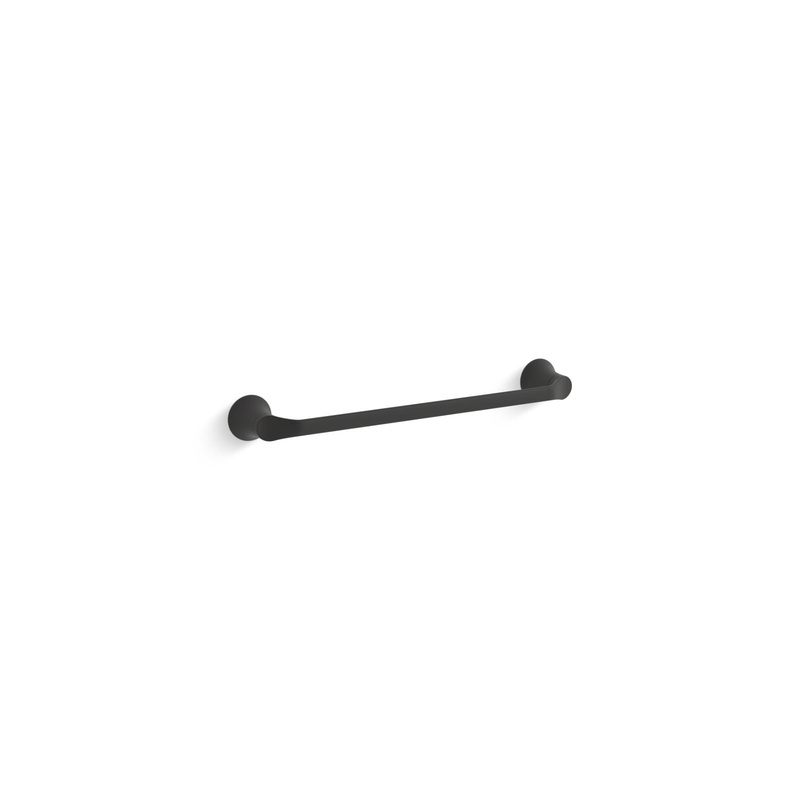 KOHLER K-27393-BL Simplice 18" Towel Bar In Matte Black