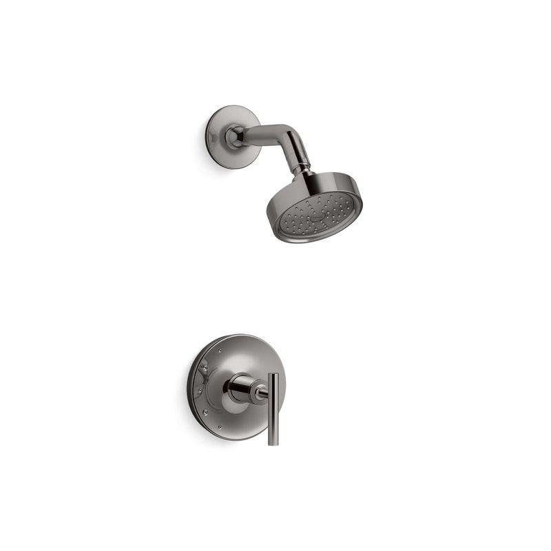 KOHLER K-TS14422-4G-TT Purist Rite-Temp Shower Trim Kit With Lever Handle, 1.75 Gpm In Vibrant Titanium