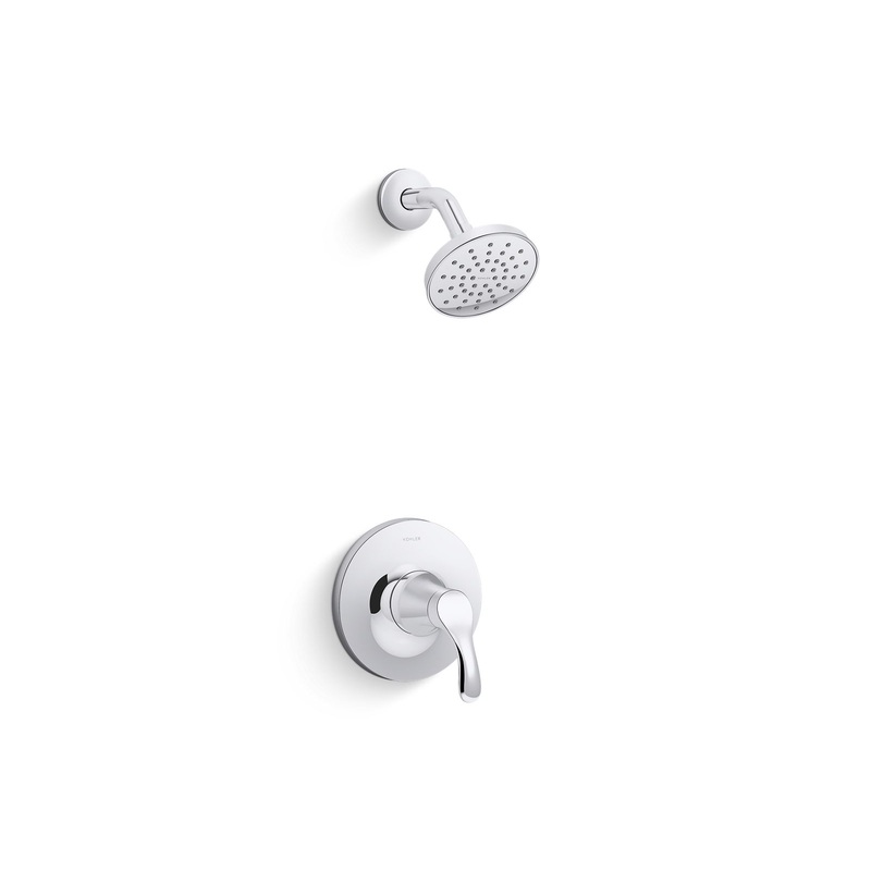 KOHLER K-TS27392-4G-CP Simplice Rite-Temp Shower Trim Kit, 1.75 Gpm In Polished Chrome