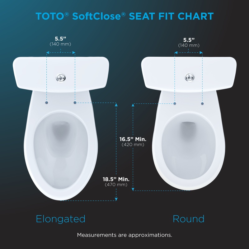 TOTO SS114#01 Softclose Slow Close Elongated Toilet Seat And Lid - Cotton White