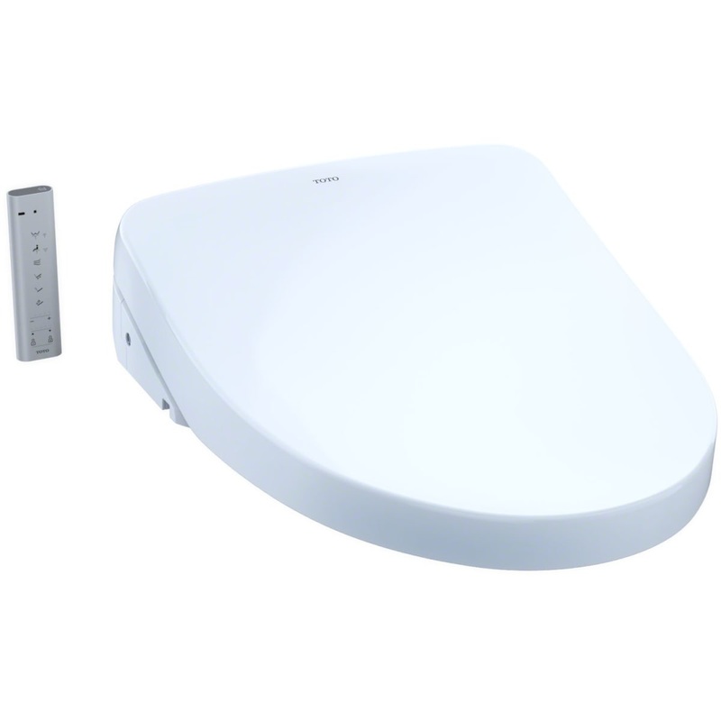 TOTO SW3056#01 Washlet S550E Elongated Bidet Seat with Heated Seat, Remote, eWater+, PREMIST, Night Light, and Auto Open/Close