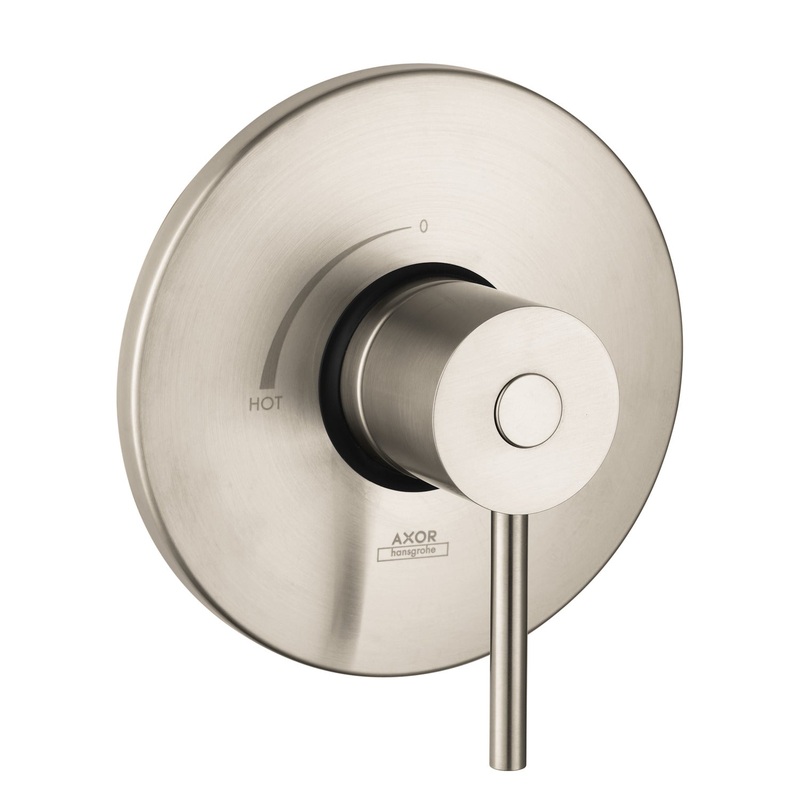 AXOR 38418821 Brushed Nickel Uno Modern Pressure Balance Trim