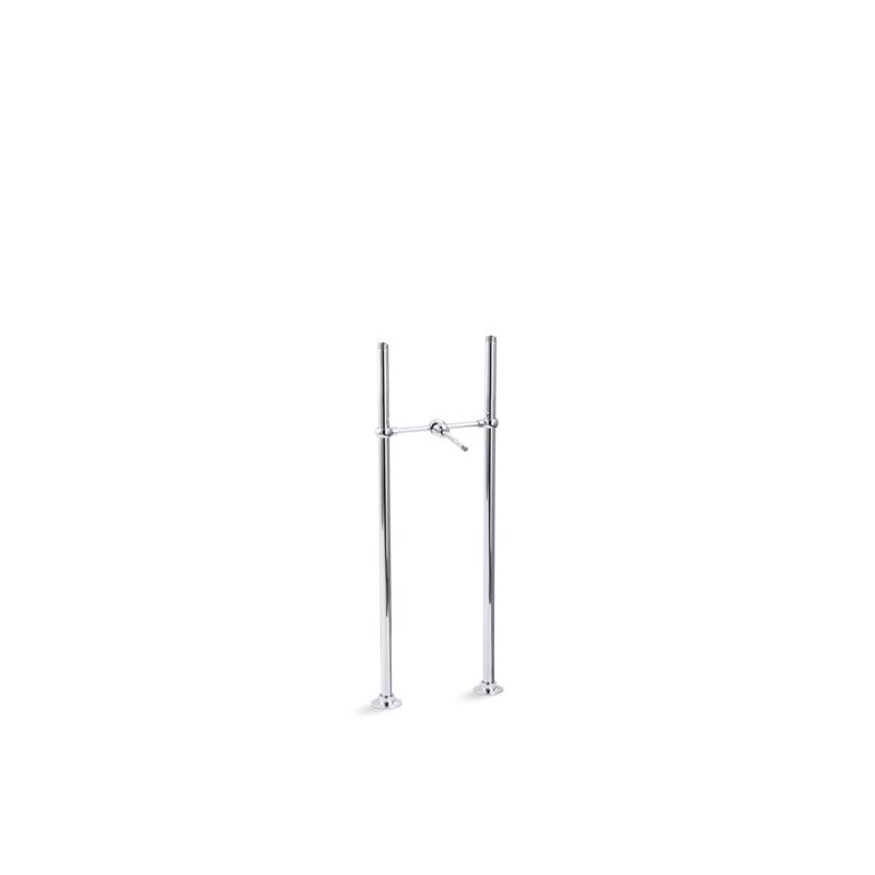 KOHLER Antique K-127-CP Polished Chrome Riser tubes and cross connection, 26" long