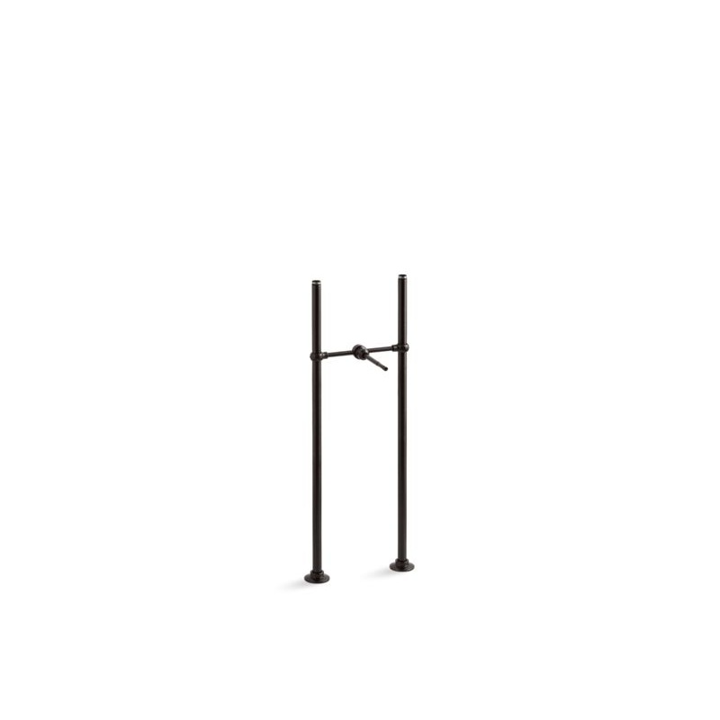 KOHLER Antique K-128-2BZ Oil-Rubbed Bronze Riser tubes and cross connection, 29-5/8" long