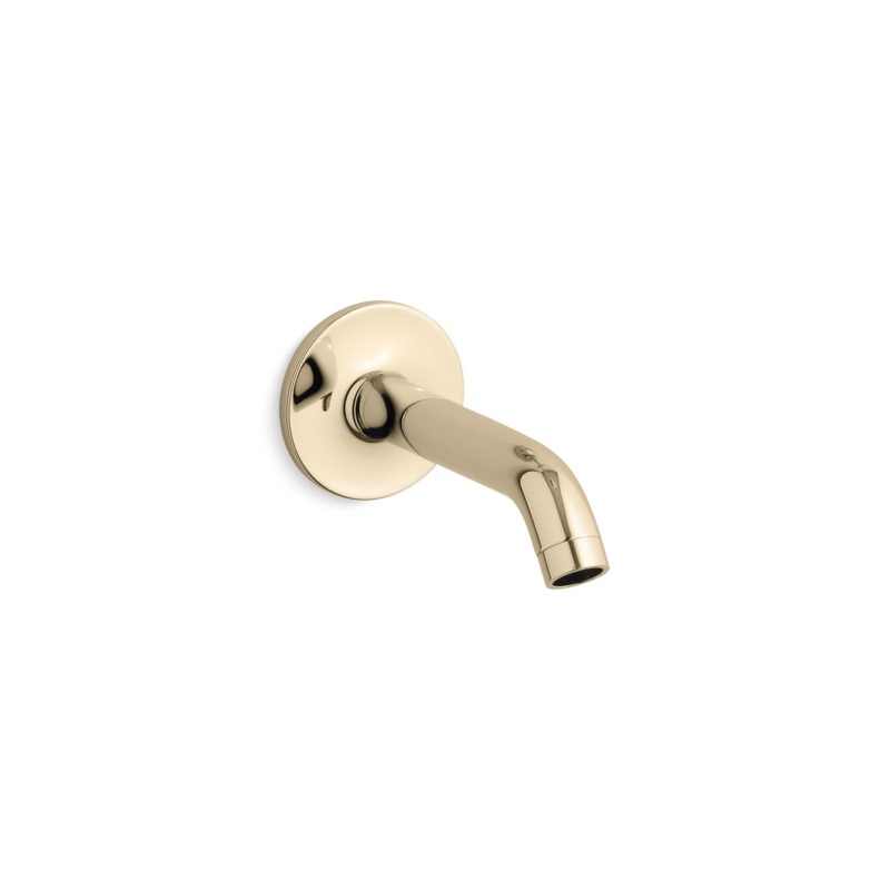 KOHLER K-14426-AF Purist Wall-Mount Bath Spout In Vibrant French Gold