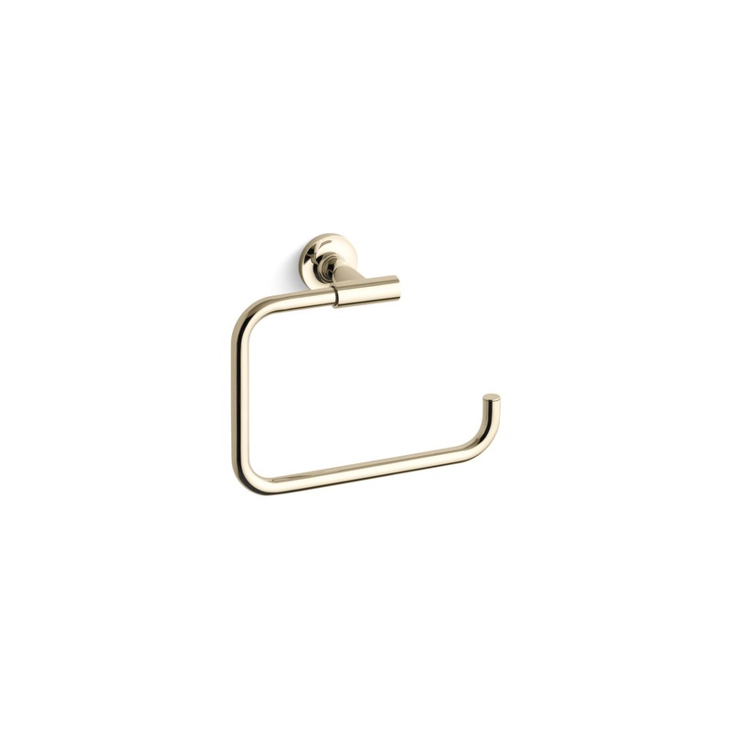 KOHLER K-14441-AF Purist Towel Ring In Vibrant French Gold