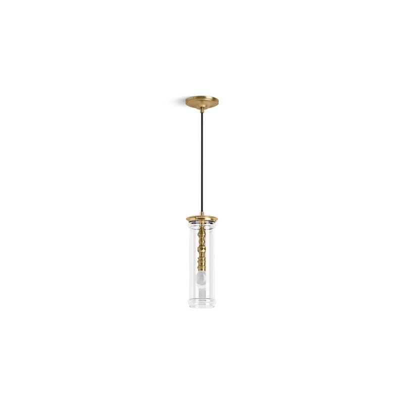 KOHLER K-23339-PE01-BGL Damask 4" Pendant In Moderne Brushed Gold