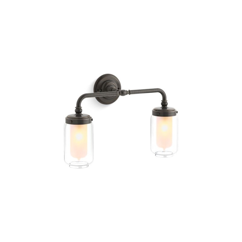 KOHLER K-72582-2BZ Artifacts Two-light sconce