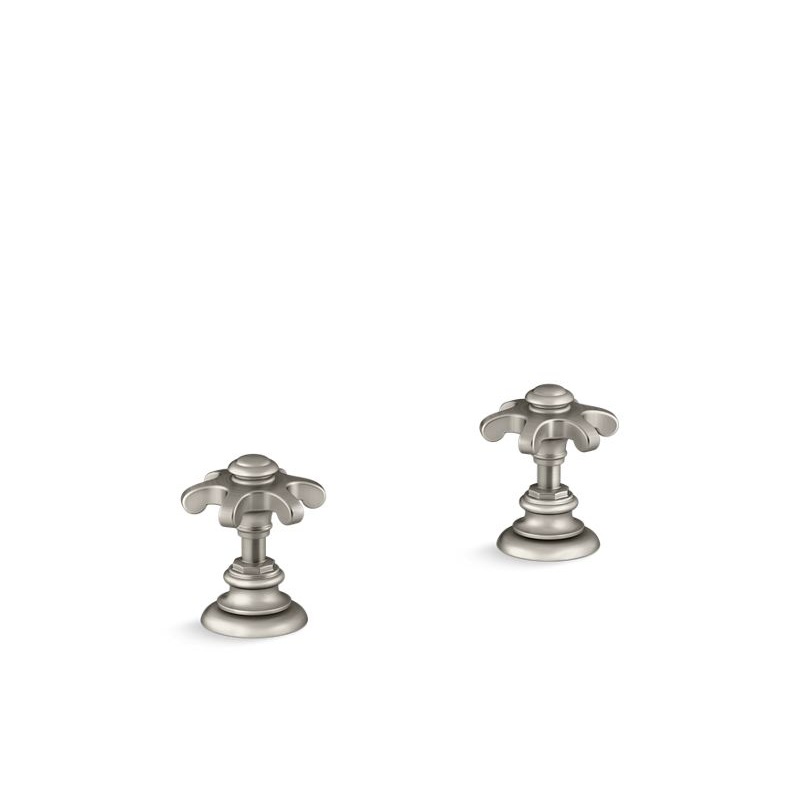 KOHLER K-98068-3M-BN Vibrant Brushed Nickel Artifacts Prong bathroom sink faucet handles
