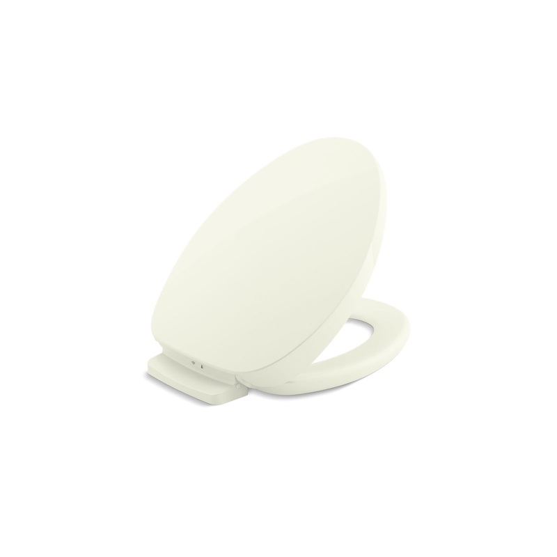 KOHLER K-10349-96 Purewarmth Heated Quiet-Close Elongated Toilet Seat In Biscuit
