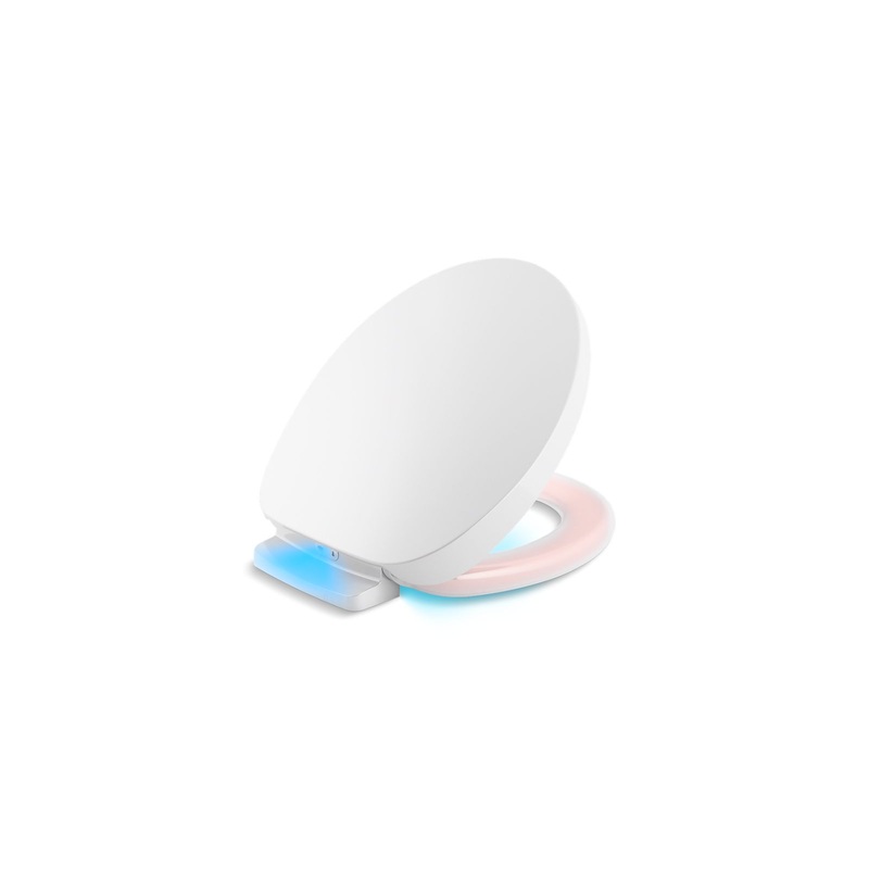 KOHLER K-10515-0 Purewarmth Heated Round-Front Toilet Seat In White