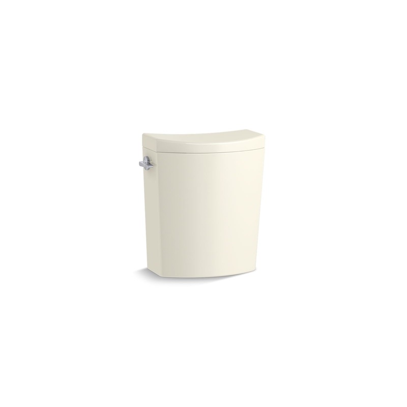 KOHLER K-19042-96 Persuade Curv Toilet Tank, Dual-Flush In Biscuit