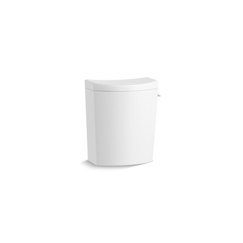 KOHLER K-19042-RA-0 Persuade Curv Toilet Tank, Dual-Flush In White