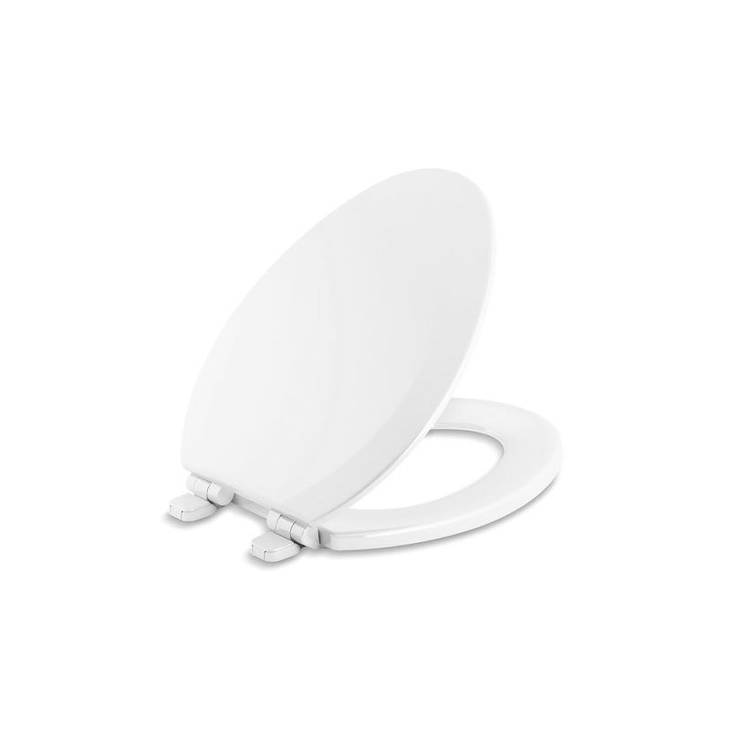 KOHLER K-25883-0 Triko Quiet-Close Elongated Toilet Seat In White