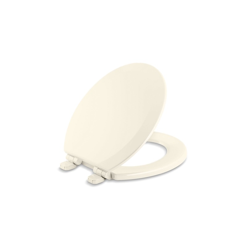 KOHLER K-25884-96 Triko Quiet-Close Round-Front Toilet Seat In Biscuit