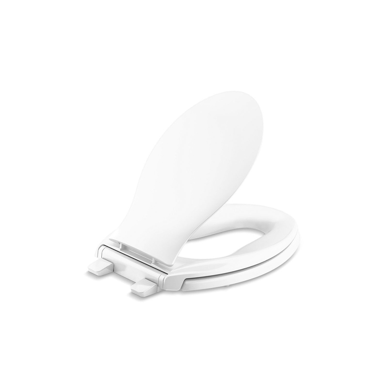 KOHLER K-4732-RL-0 Transitions Readylatch Quiet-Close Elongated Toilet Seat In White