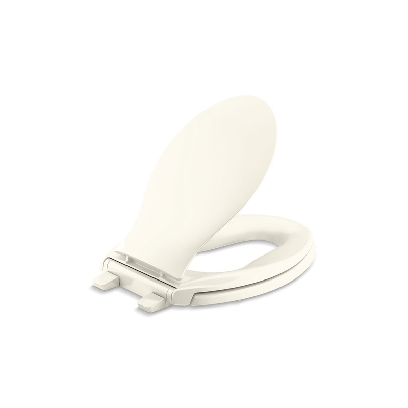 KOHLER K-4732-RL-96 Transitions Readylatch Quiet-Close Elongated Toilet Seat In Biscuit