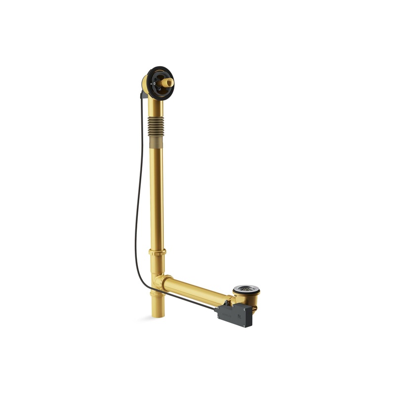 KOHLER K-78440-NA Tea-For-Two 33" Cable Pop-Up Bath Drain