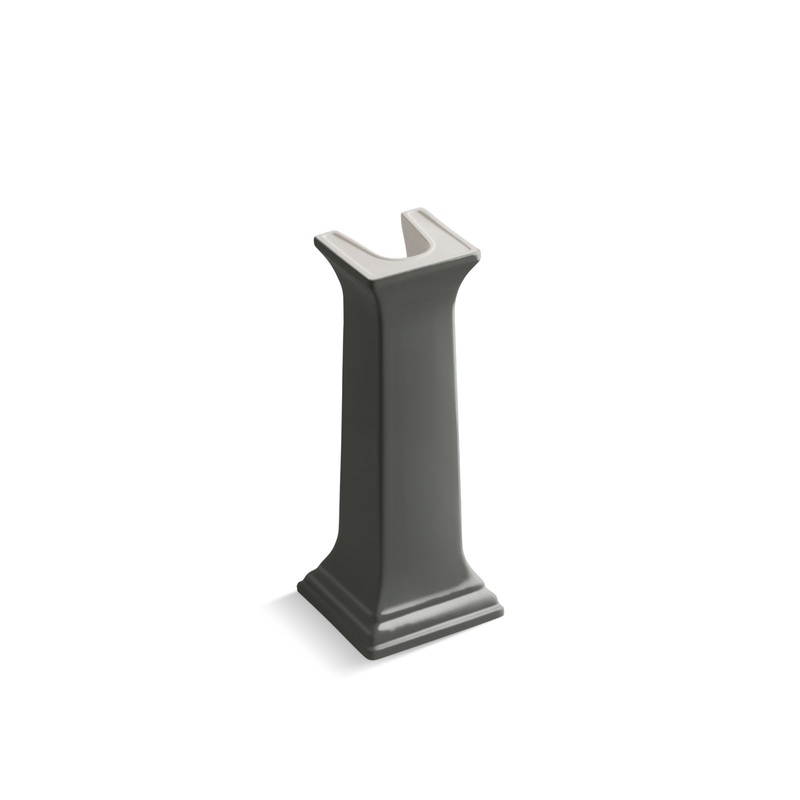 KOHLER K-2267-58 Memoirs Bathroom Sink Pedestal In Thunder Grey