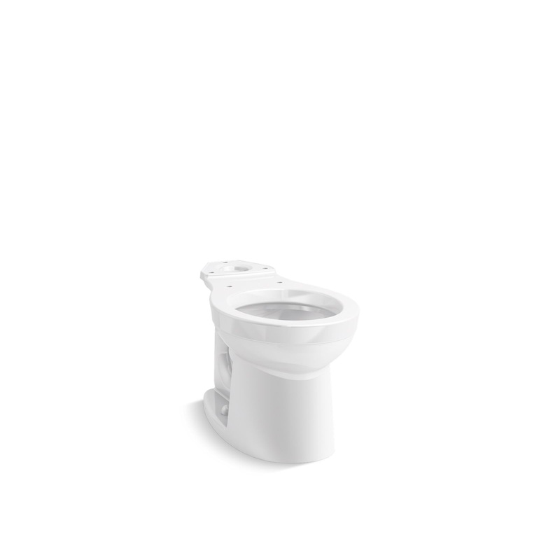 KOHLER K-25096-SS-0 Kingston Round-Front Toilet Bowl In White