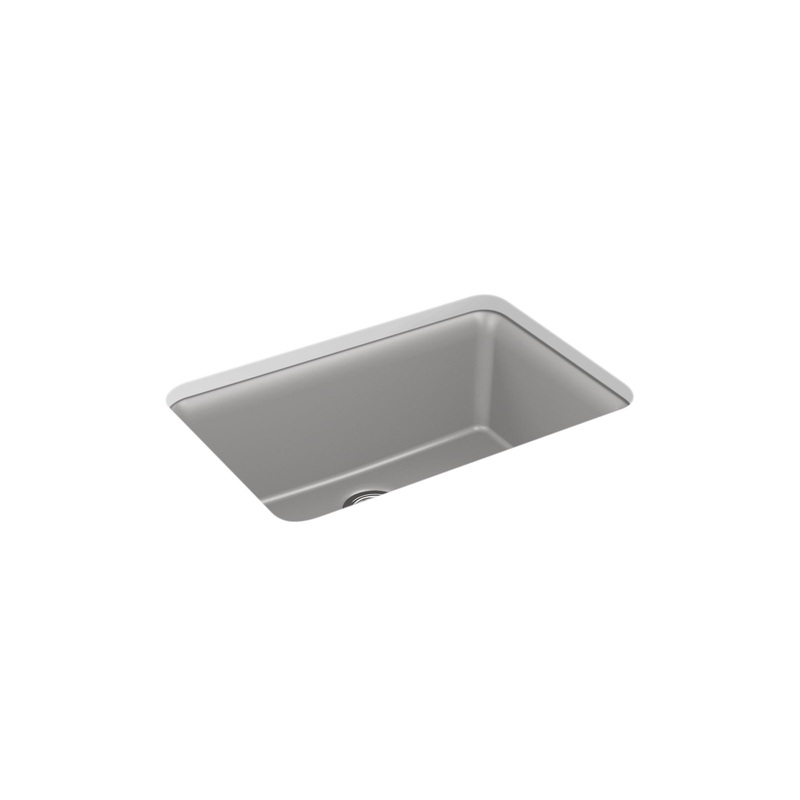 KOHLER K-28000-CM4 Cairn 27-1/2" Undermount Single-Bowl Kitchen Sink In Matte Grey