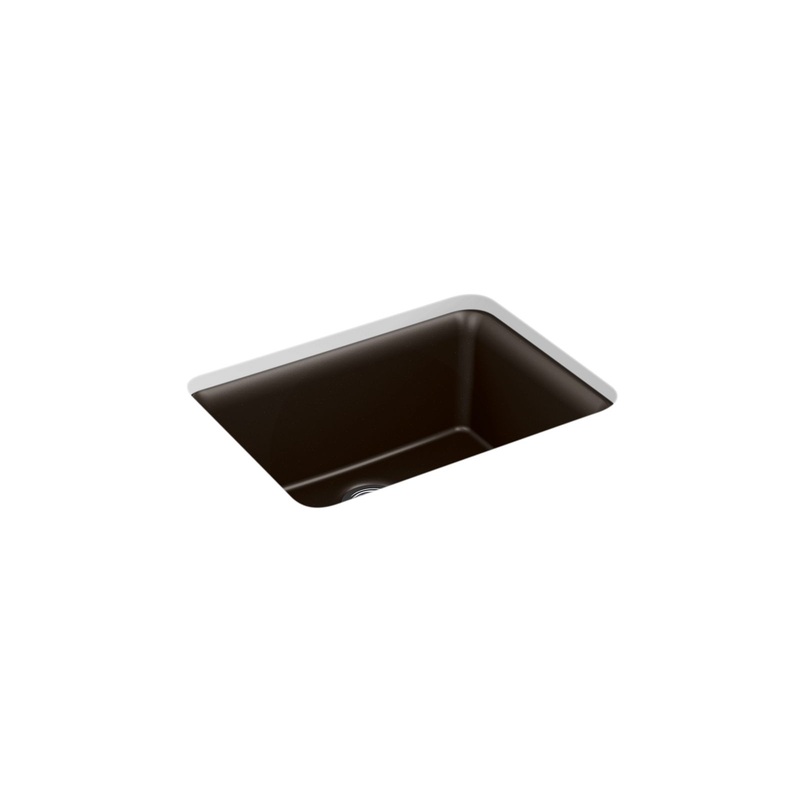 KOHLER K-28001-CM2 Cairn 24-1/2" Undermount Single-Bowl Kitchen Sink In Matte Brown
