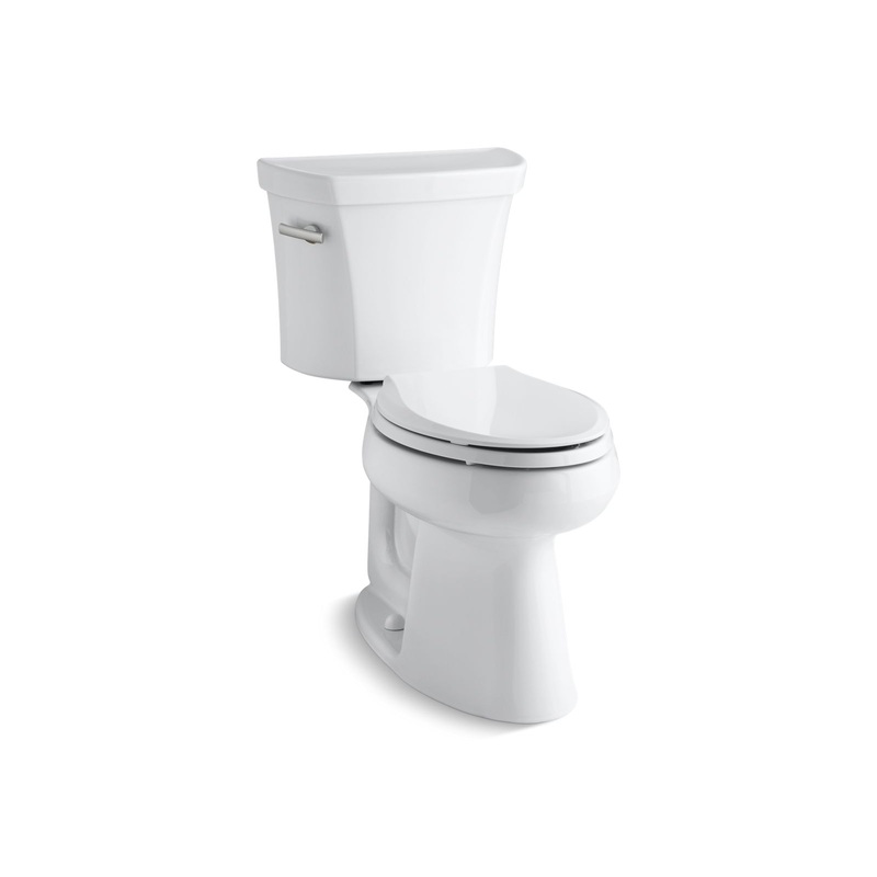 KOHLER K-3979-0 Highline Two-Piece Elongated Toilet, 1.6 Gpf In White