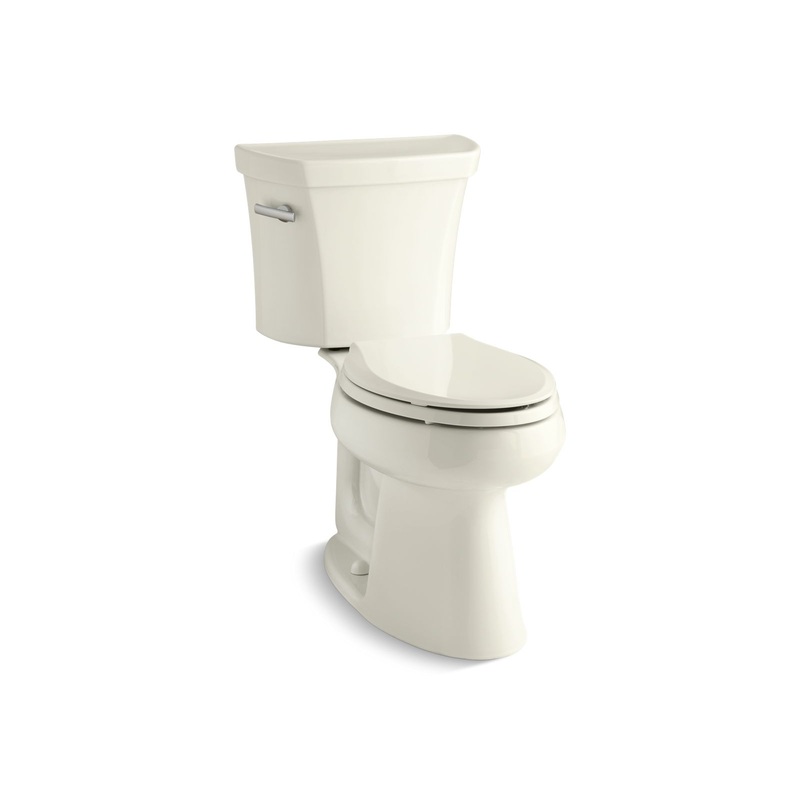 KOHLER K-3979-96 Highline Two-Piece Elongated Toilet, 1.6 Gpf In Biscuit