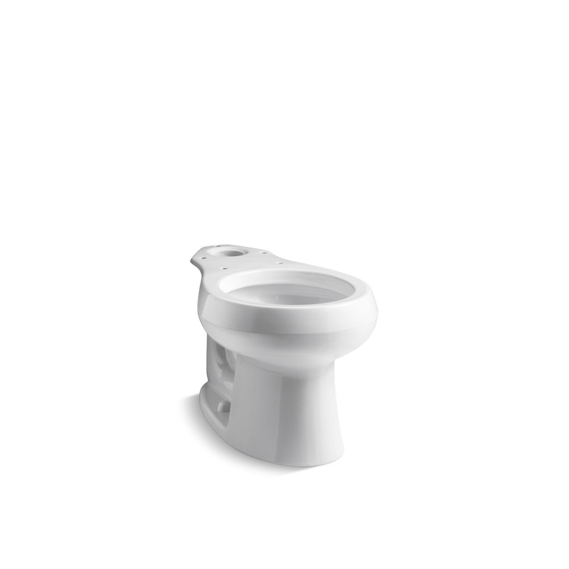 KOHLER K-4197-0 Wellworth Round-Front Toilet Bowl In White