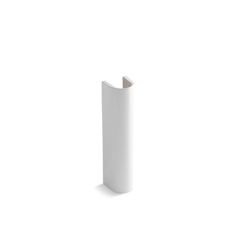 KOHLER K-5246-0 Veer Pedestal In White
