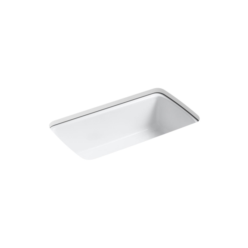 KOHLER K-5864-5U-0 Cape Dory 33" Undermount Single-Bowl Kitchen Sink In White